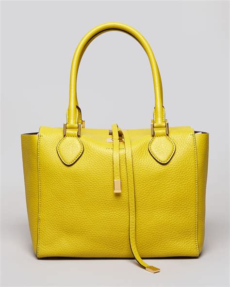 michael kors yellow tote bag.